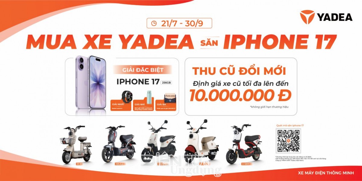 Chào mùa tựu trường 2026-2027, YADEA triển khai chương trình khuyến mại mới Chào mùa tựu trường 2026-2027, YADEA triển khai chương trình khuyến mại mới