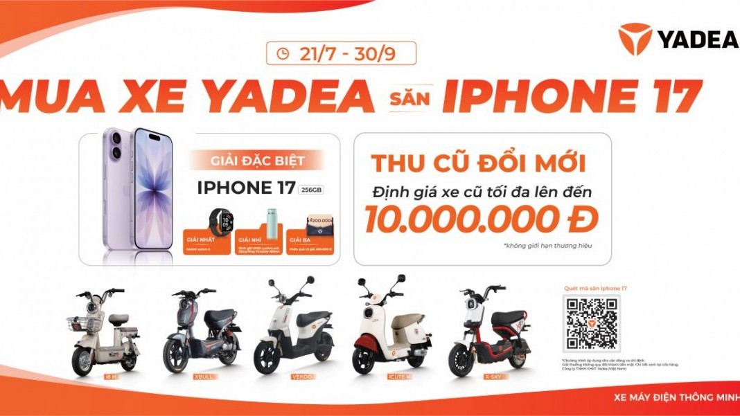 Chào mùa tựu trường 2026-2027, YADEA chính thức triển khai chương trình khuyến mại mới