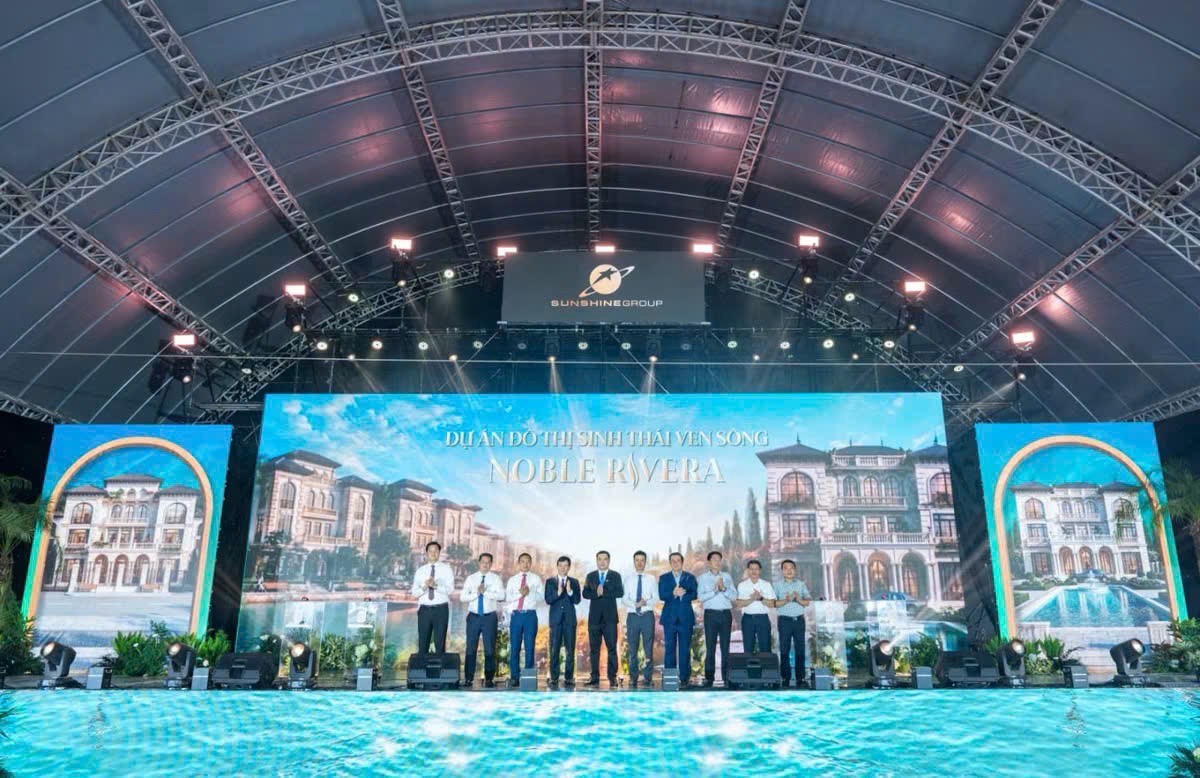 Sunshine Group khởi công đại đô thị sinh thái Noble Rivera quy mô gần 250ha trên trục Tây Thăng Long