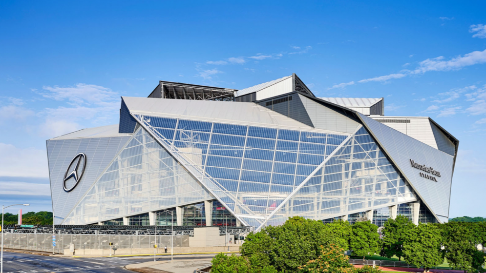 Sân vận động Mercedes-Benz Stadium. Ảnh: Mercedes-Benz Stadium. Sân vận động Mercedes-Benz Stadium. Ảnh: Mercedes-Benz Stadium.