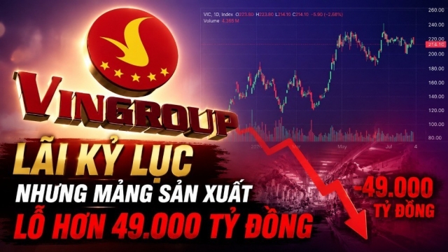 Vingroup lãi kỷ lục nhưng mảng sản xuất lỗ hơn 49.000 tỷ đồng