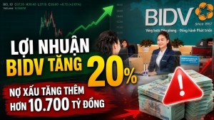 Lợi nhuận BIDV tăng 20% nhưng nợ xấu tăng thêm hơn 10.700 tỷ đồng