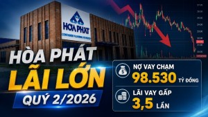 Hòa Phát lãi lớn quý 2/2026, lãi vay gấp 3,5 lần