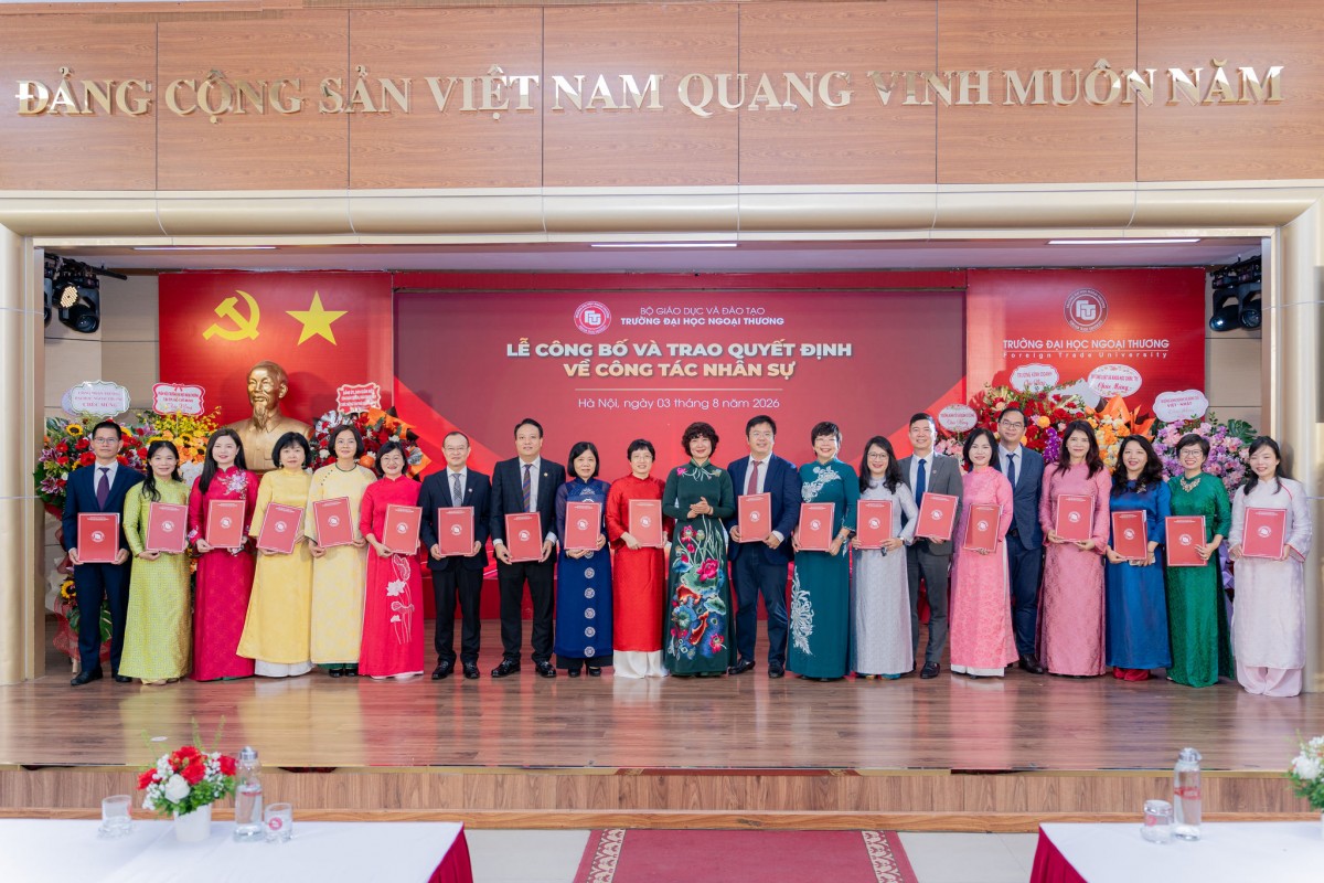 Trường Đại học Ngoại thương công bố thành lập 4 trường trực thuộc (Ảnh: FTU) Trường Đại học Ngoại thương công bố thành lập 4 trường trực thuộc (Ảnh: FTU)