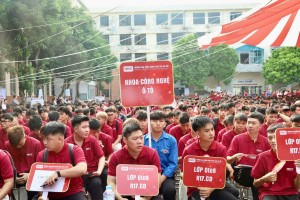 Hơn 3.000 tân sinh viên nhập học, Trường Cao đẳng Công nghệ cao Hà Nội lập kỷ lục tuyển sinh
