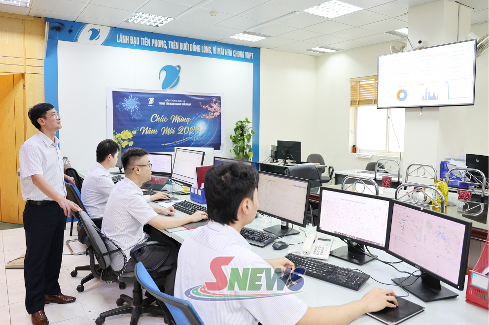 Viễn thông Sơn La đảo đảm hạ tầng kỹ thuật Kho dữ liệu dùng chung, IOC phục vụ các vòng thi. (Ảnh: baosonla.vn)