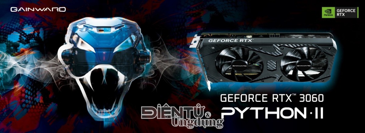 Gainward ra mắt RTX 3060 Python II OC, tối ưu cho máy tính phổ thông