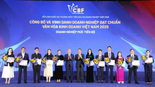 Khởi động xét chọn Doanh nghiệp đạt chuẩn văn hóa kinh doanh Việt Nam 2026