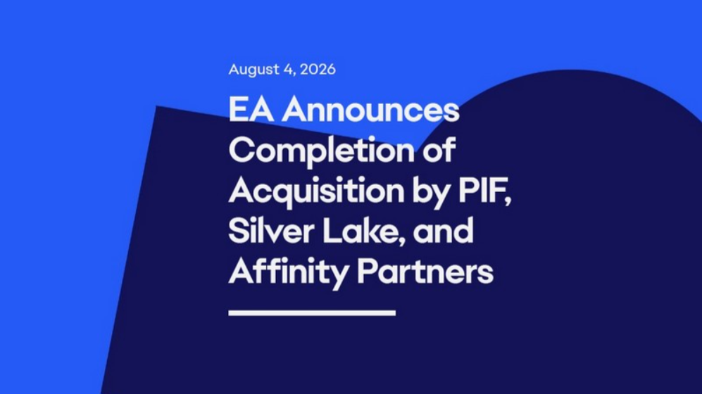 Electronic Arts (EA) xác nhận hoàn tất thương vụ bán lại. Ảnh: EA