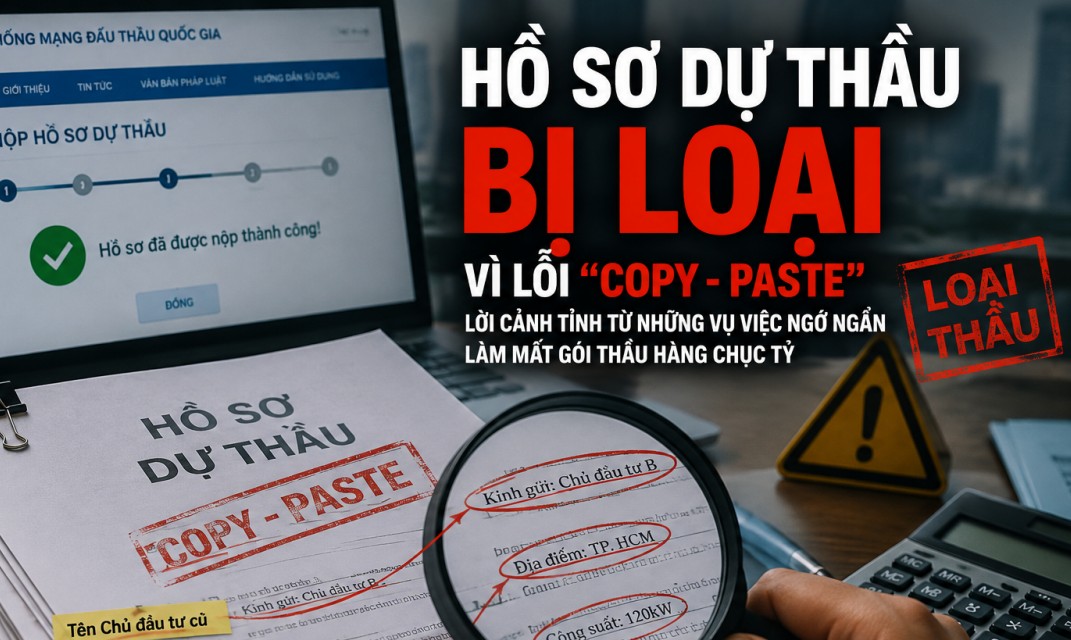 Copy/Paste hồ sơ dự thầu và những lỗi cần tránh