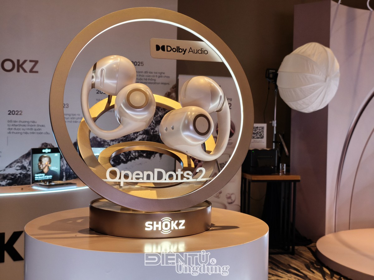 Shokz OpenDots 2, mẫu tai nghe kẹp tai thế hệ mới chính thức ra mắt