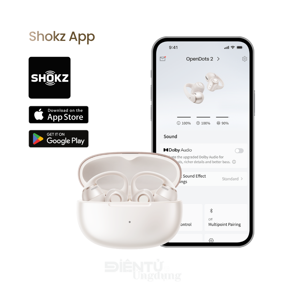 Shokz OpenDots 2, mẫu tai nghe kẹp tai thế hệ mới chính thức ra mắt