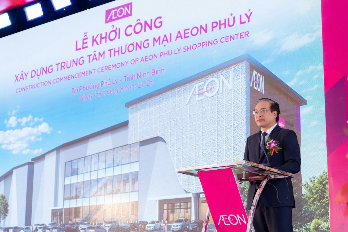 AEON Việt Nam chính thức khởi công trung tâm thương mại hơn 940 tỷ đồng tại Phủ Lý