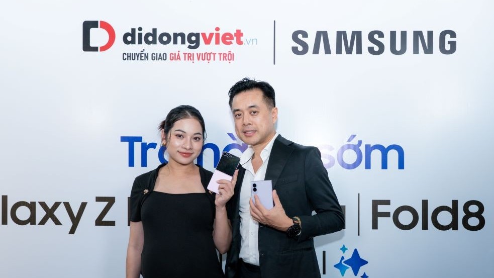 Di Động Việt mở bán Galaxy Z Flip8, Galaxy Z Fold8 và Galaxy Z Fold8 Ultra, giảm đến 12 triệu đồng
