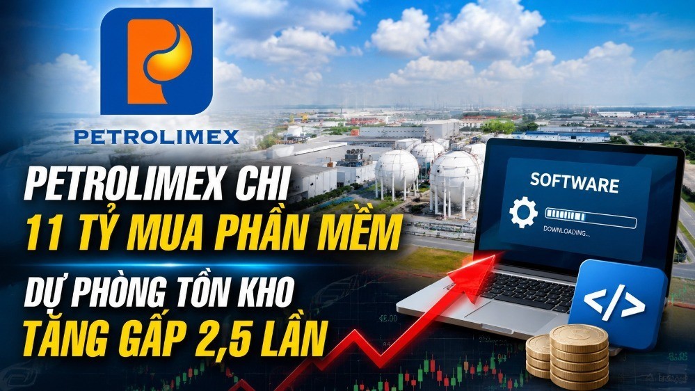 Petrolimex chi 11 tỷ đồng mua phần mềm, dự phòng tồn kho tăng gấp 2,5 lần