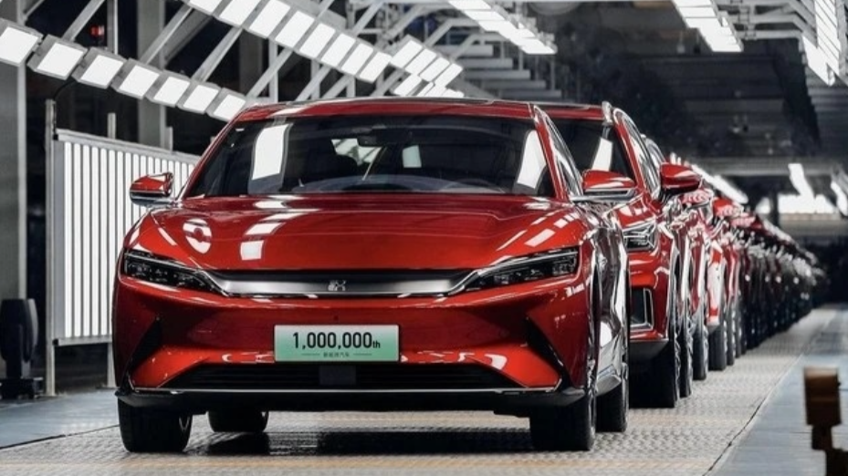 Ba hãng xe Trung Quốc lọt top thị phần toàn cầu nửa đầu năm 2026. Ảnh: VOV