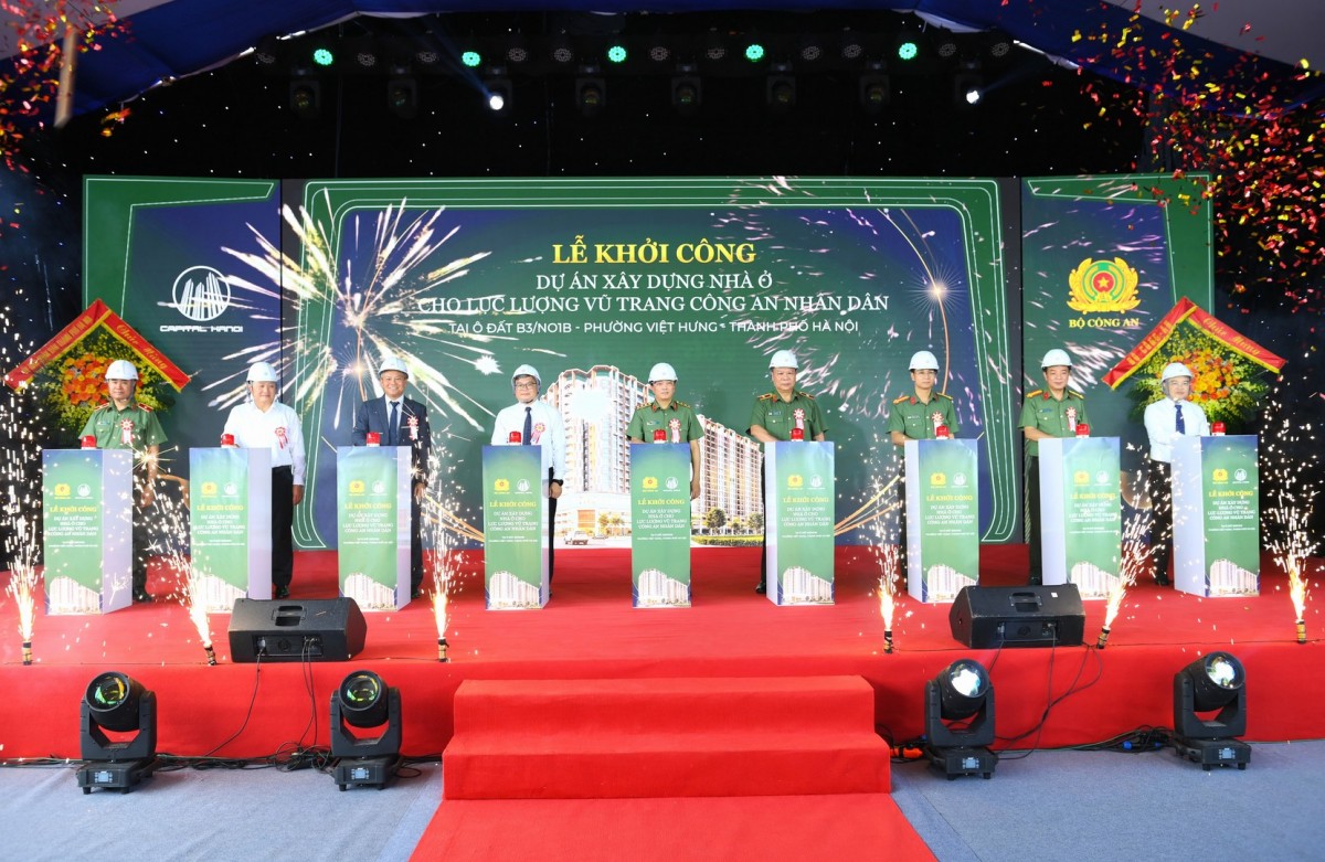 Hà Nội: Khởi công dự án nhà ở 18 tầng dành cho lực lượng Công an nhân dân Hà Nội: Khởi công dự án nhà ở 18 tầng dành cho lực lượng Công an nhân dân