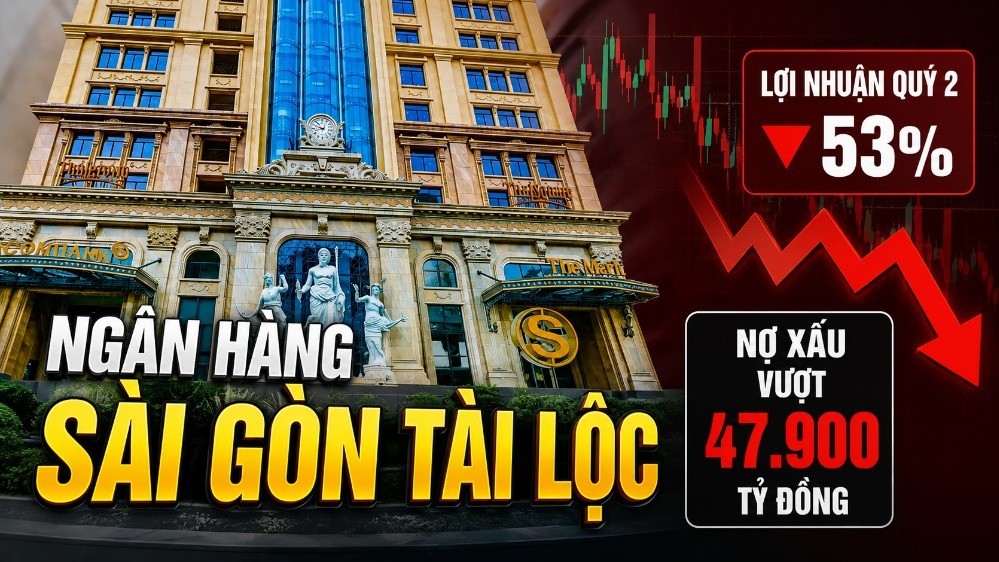 Ngân hàng Sài Gòn Tài Lộc báo lãi quý 2 giảm 53%, nợ xấu vượt 47.900 tỷ đồng