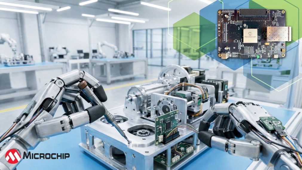 Microchip thu nhỏ cầu cảm biến Ethernet cho AI biên tới 60%