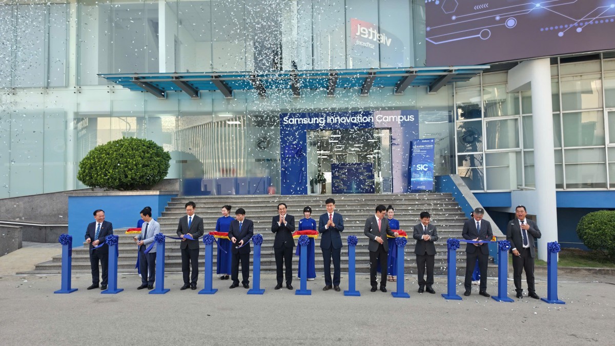 Samsung mở rộng hệ sinh thái đào tạo nhân lực công nghệ cao tại Thái Nguyên Samsung mở rộng hệ sinh thái đào tạo nhân lực công nghệ cao tại Thái Nguyên