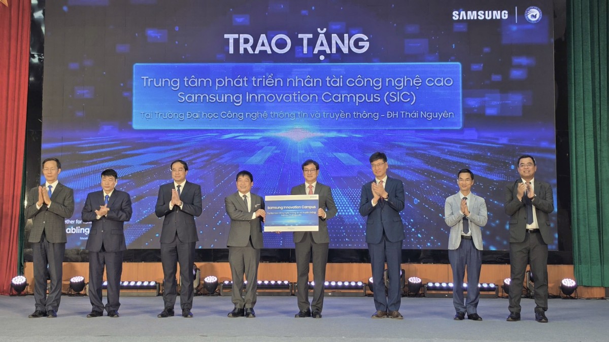 Samsung mở rộng hệ sinh thái đào tạo nhân lực công nghệ cao tại Thái Nguyên Samsung mở rộng hệ sinh thái đào tạo nhân lực công nghệ cao tại Thái Nguyên