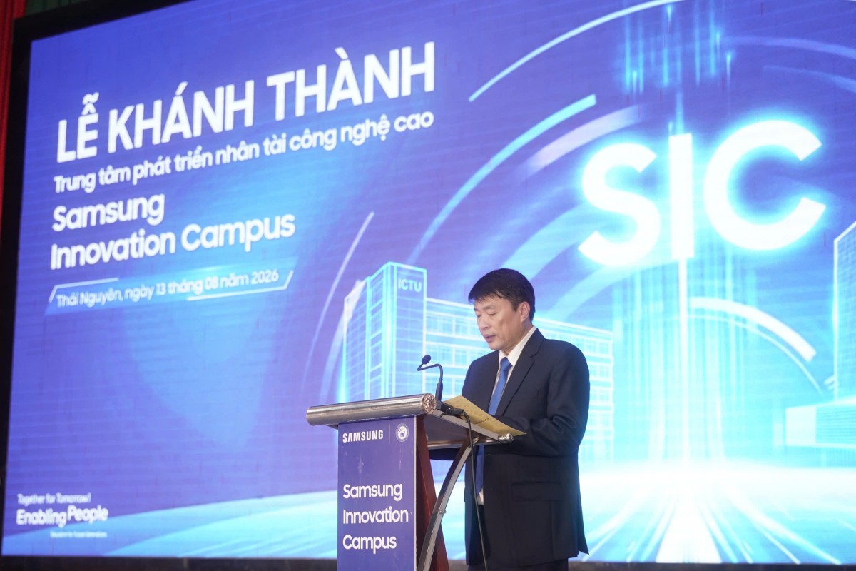 Samsung mở rộng hệ sinh thái đào tạo nhân lực công nghệ cao tại Thái Nguyên Samsung mở rộng hệ sinh thái đào tạo nhân lực công nghệ cao tại Thái Nguyên