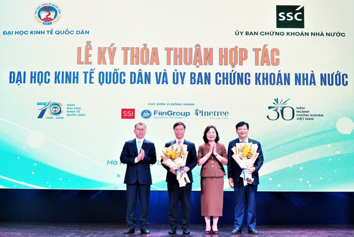 UBCKNN và Đại học Kinh tế Quốc dân ký Thỏa thuận hợp tác, phát động Cuộc thi Go Finance 2026
