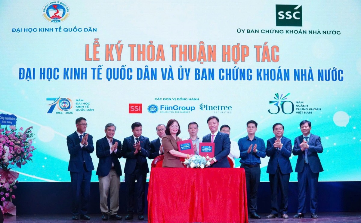 UBCKNN và Đại học Kinh tế Quốc dân ký Thỏa thuận hợp tác,                    phát động Cuộc thi Go Finance 2026