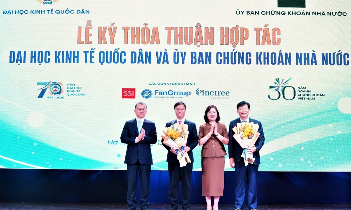UBCKNN và Đại học Kinh tế Quốc dân ký Thỏa thuận hợp tác, phát động Cuộc thi Go Finance 2026