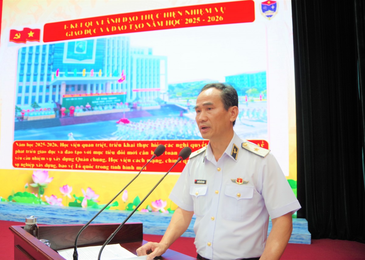 Học viện Hải quân đẩy mạnh chuyển đổi số, hướng tới xây dựng 'Nhà trường thông minh'