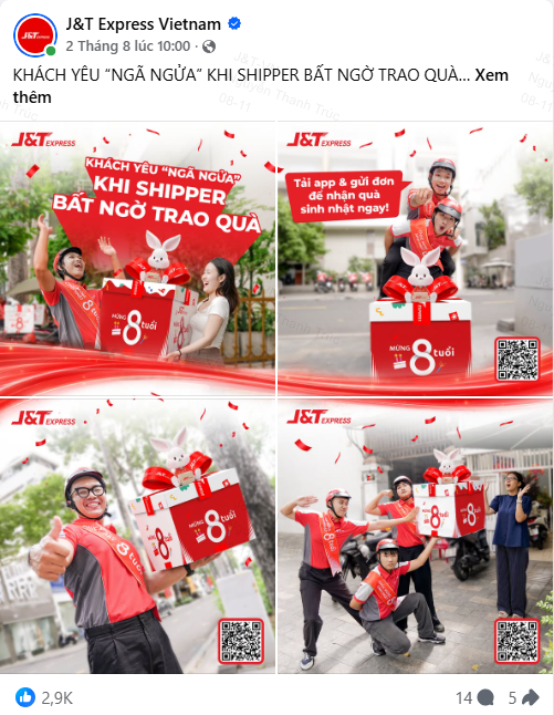 Từ nhận hàng đến gửi hàng, J&T Express mở rộng dấu ấn tại Việt Nam Từ nhận hàng đến gửi hàng, J&T Express mở rộng dấu ấn tại Việt Nam