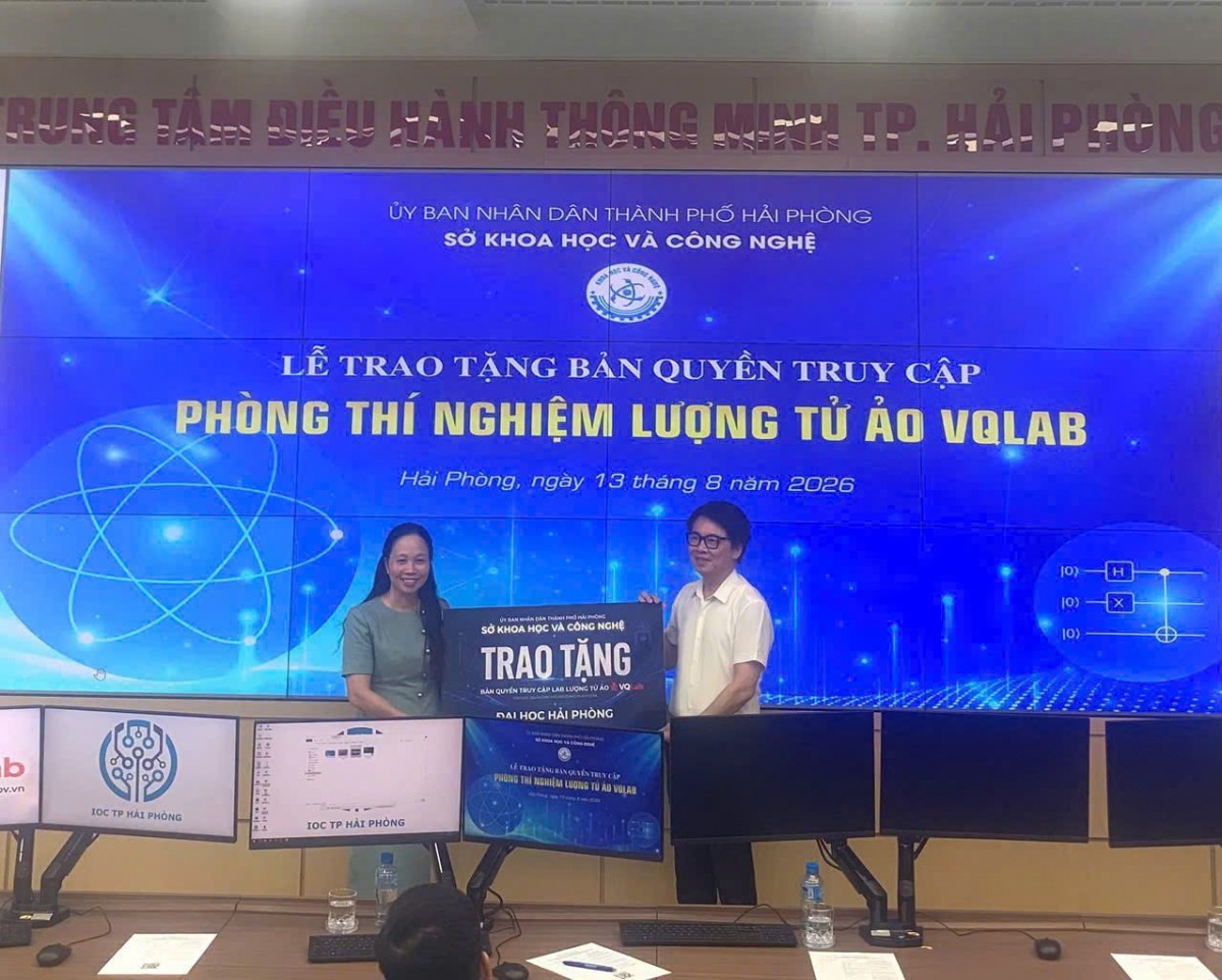 Hải Phòng: Một bước tiến mới đưa công nghệ lượng tử vào giảng đường Hải Phòng: Một bước tiến mới đưa công nghệ lượng tử vào giảng đường