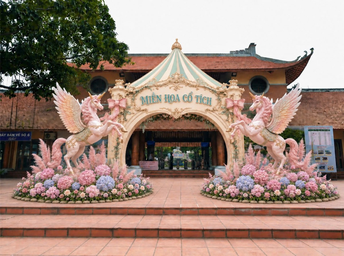 Khám phá 'Miền hoa cổ tích' tại Thiên đường Bảo Sơn dịp 2/9