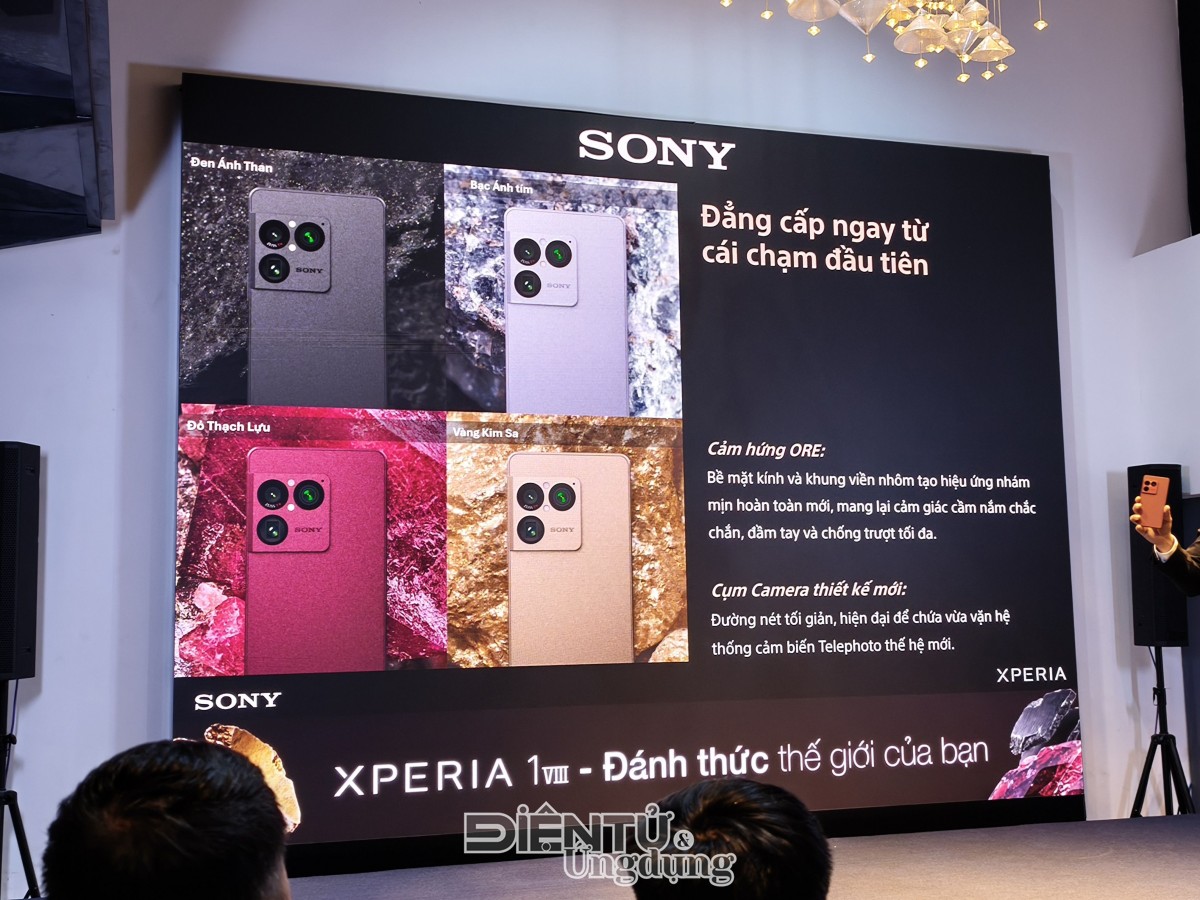 Sony Xperia 1 VIII chính thức lên kệ với giá bán 38,99 triệu đồng