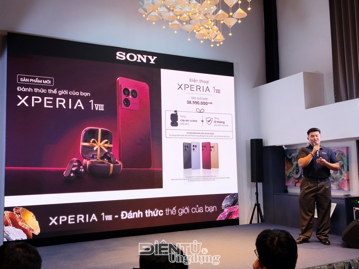 Sony Xperia 1 VIII chính thức lên kệ với giá bán 38,99 triệu đồng