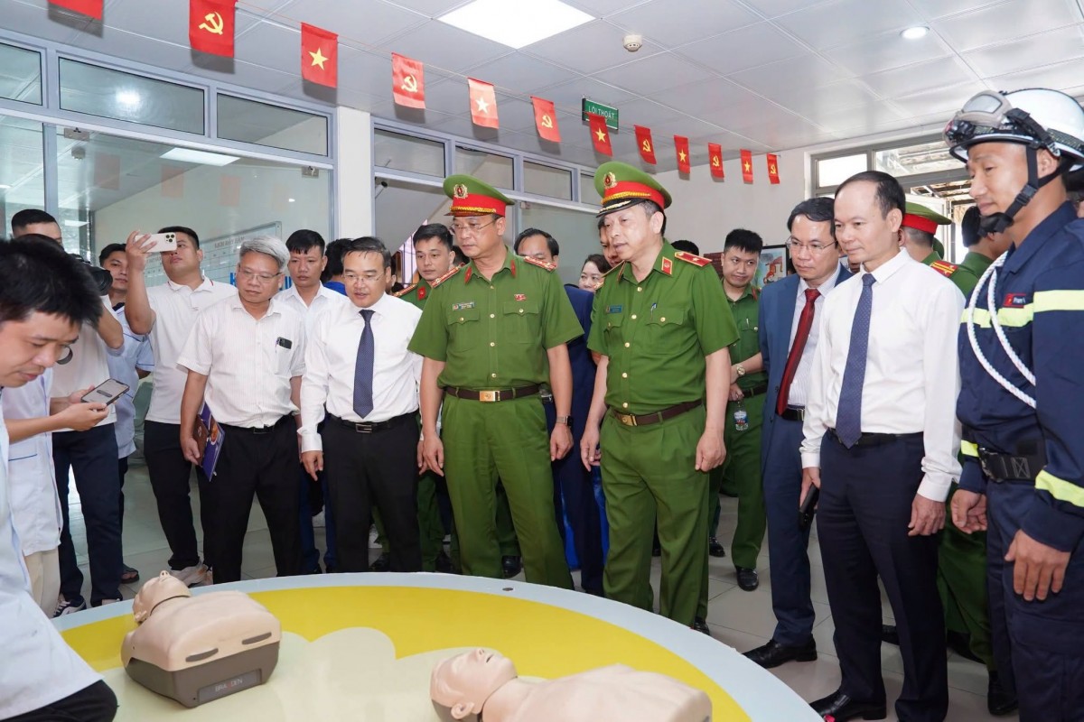 Phường Việt Hưng ra mắt Trung tâm học tập cộng đồng về phòng cháy, chữa cháy và cứu nạn, cứu hộ