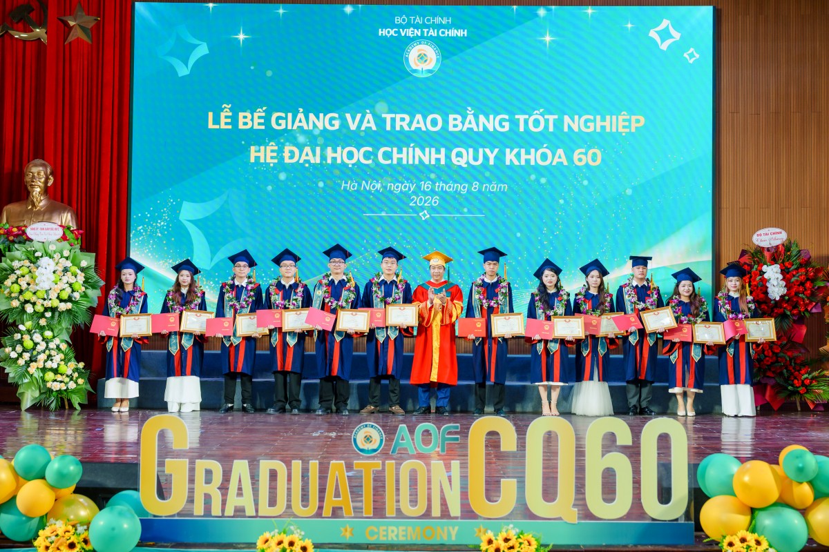 Hơn 88% sinh viên hệ chính quy Học viện Tài chính đủ điều kiện tốt nghiệp