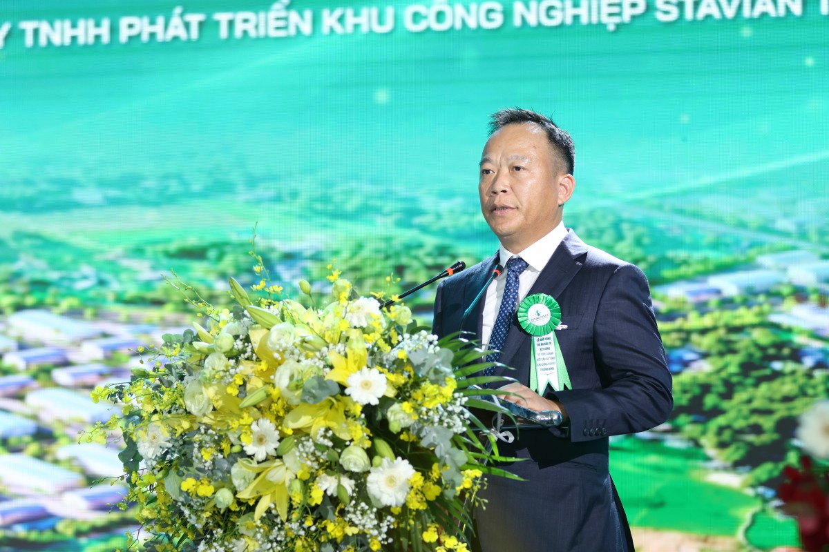 Tập đoàn Stavian khởi công Khu công nghiệp Thượng Đình hơn 2.486 tỷ đồng tại Thái Nguyên