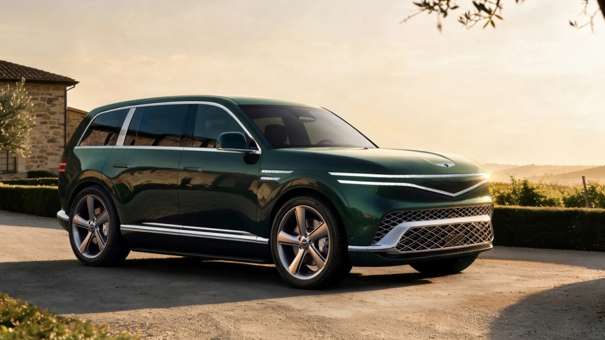 Genesis GV90 SUV điện 7 chỗ mạnh 660 mã lực