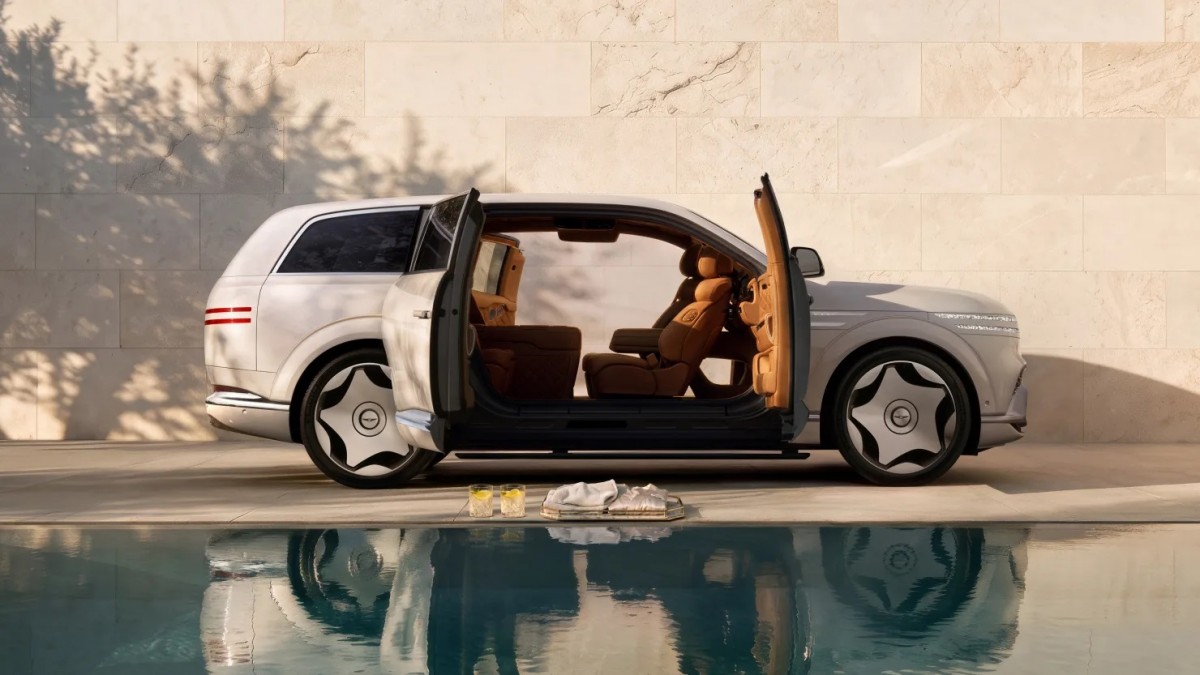 Genesis GV90 SUV điện 7 chỗ mạnh 660 mã lực