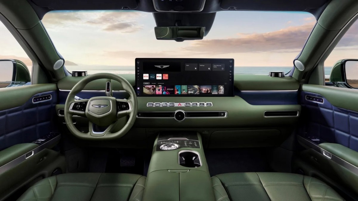Genesis GV90 SUV điện 7 chỗ mạnh 660 mã lực