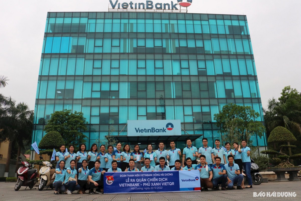 Trụ sở VietinBank Đông Hải Dương tại số 297 Trần Hưng Đạo, phường An Lưu (Kinh Môn)