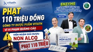 Phạt 110 triệu đồng Công ty Dược phẩm Vitath vì vi phạm quảng cáo viên ngậm giải rượu Non Alco