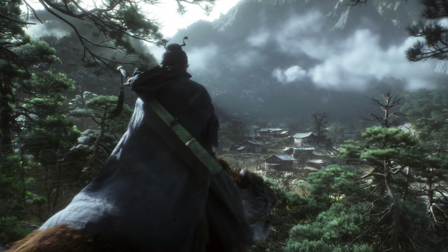 Nhân vật Chung Qùy xuất hiện cuối trailer Black Myth: Zhong Kui. Ảnh: Game Science.