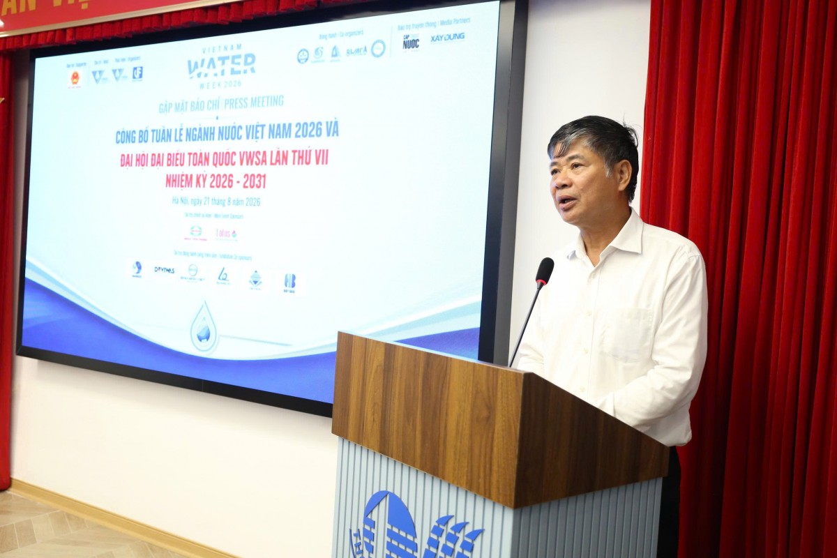 Tuần lễ ngành Nước Việt Nam 2026: Tăng cường khả năng thích ứng bằng chuyển đổi số