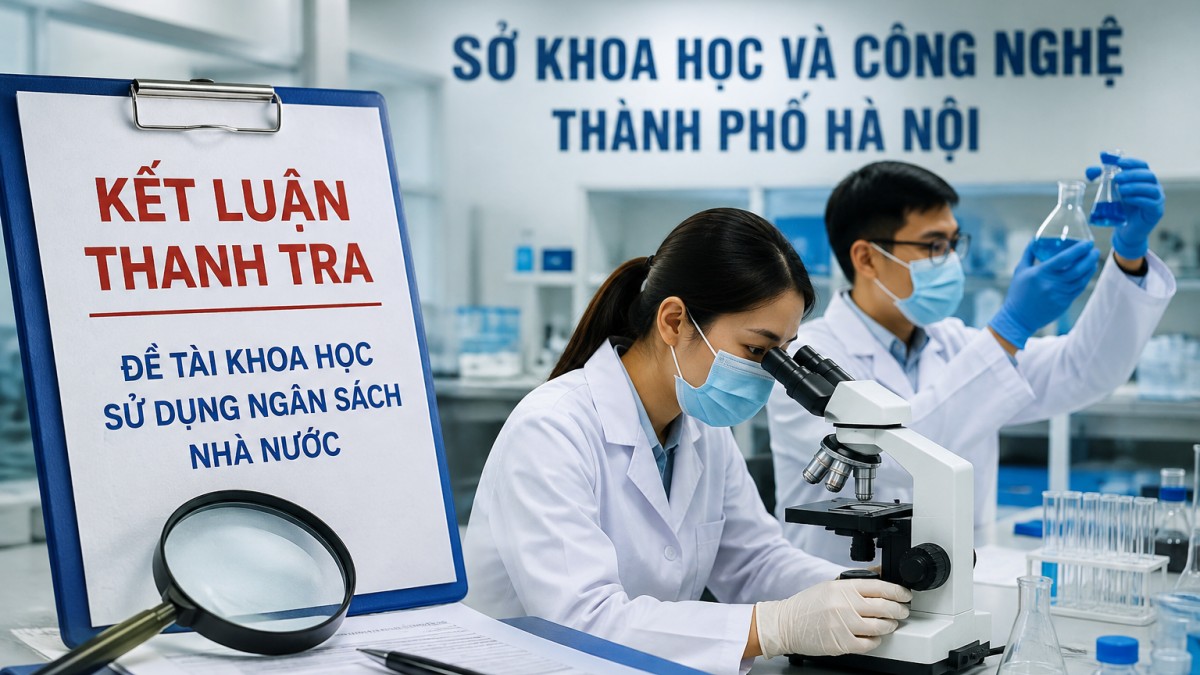 Thanh tra việc thực hiện đề tài khoa học tại Sở Khoa học và Công nghệ Hà Nội