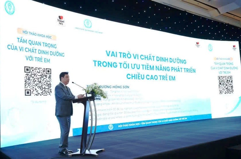 Dinh dưỡng đầy đủ giúp trẻ phát triển toàn diện, nâng cao tầm vóc người Việt