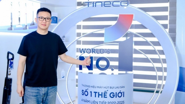 Tineco vươn lên vị trí số 1 thị trường máy lau sàn khô ướt tại Việt Nam