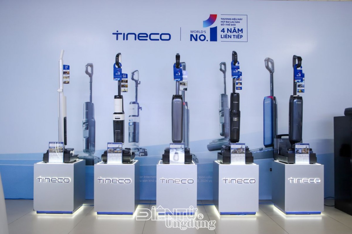 Với hơn 40% thị phần, Tineco vươn lên vị trí số 1 thị trường máy lau sàn khô ướt tại Việt Nam
