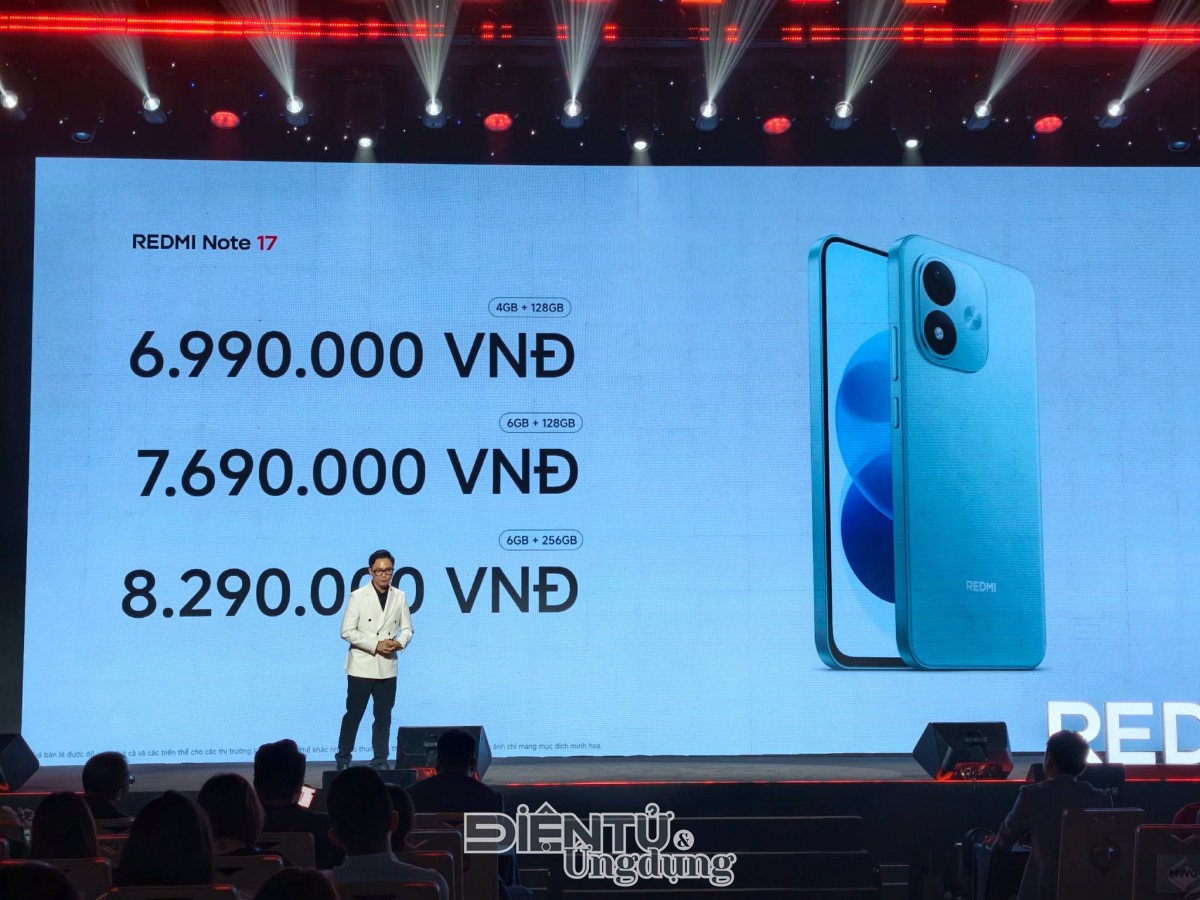 Xiaomi ra mắt dòng REDMI Note 17 Series với viên pin khủng lên đến 10.000mAh